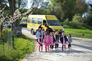 Arrivo alla fattoria