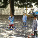 tutti in giardino insieme ai bambini della scuola dell'Infanzia per divertirci con giochi e canzoni