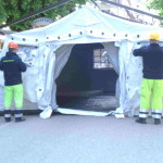 Tenda della Protezione Civile