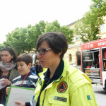 Tamara Carducci, volontaria della Protezione Civile