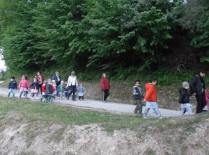 Passeggiata in fattoria