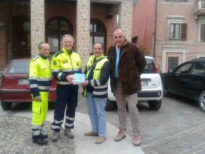 l'incontro con i rappresentanti del Comune di Camporotondo di Fiastrone.