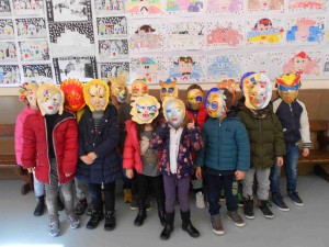 BAMBINI DI 5 ANNI IN MASCHERA