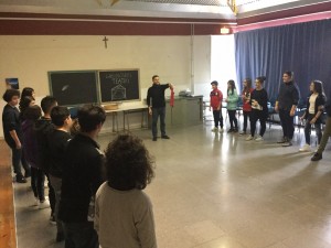 Laboratorio di teatro: i più piccoli prima osservano....