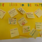 "Be kind, be happy: post it game" - Secondaria Belforte del Chienti-